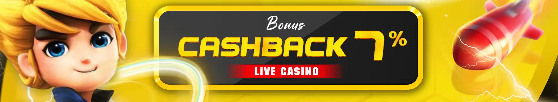 Bonus Cashback Live Casino
